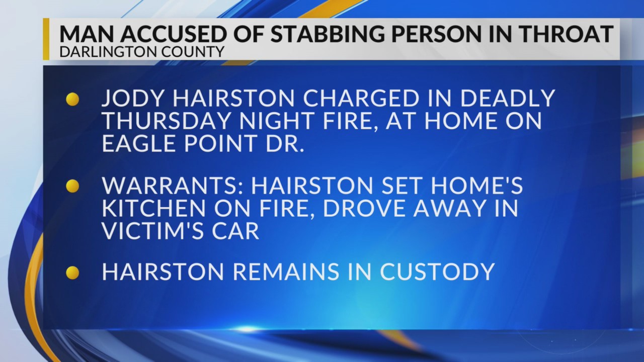 Coroner identifies man found stabbed to death in Darlington County ...