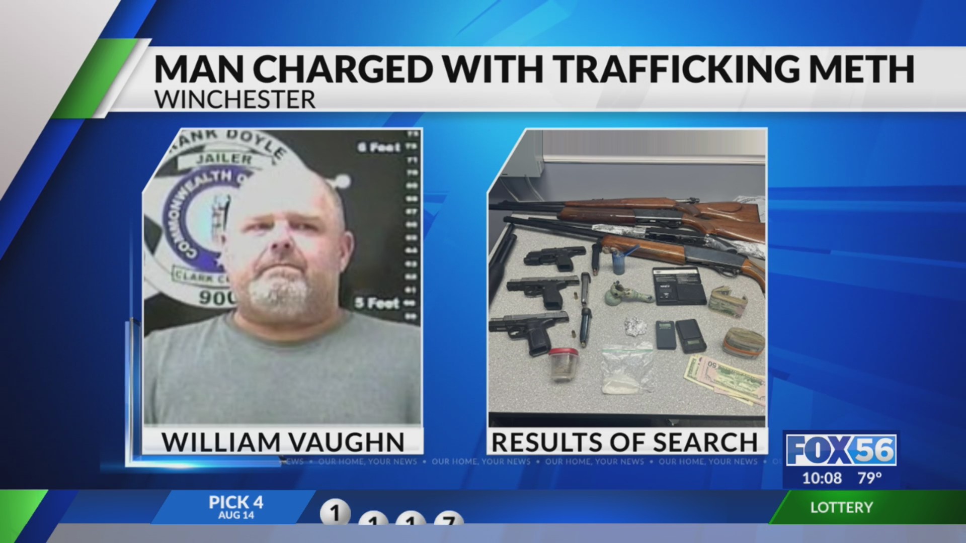 Man charged for alleged meth trafficking in Winchester – FOX 56 News