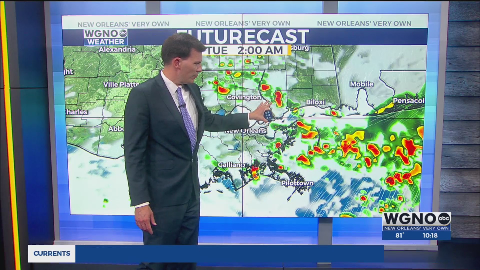 Showers and storms continue into Tuesday – WGNO