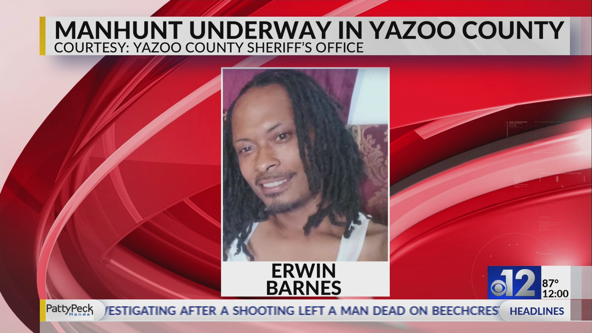 Manhunt underway for suspect in shooting death of Yazoo City woman – WJTV