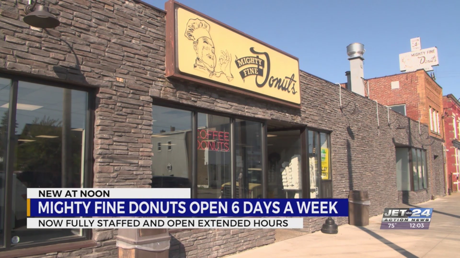 Mighty Fine Donuts announces new sixdayaweek hours WJET/WFXP