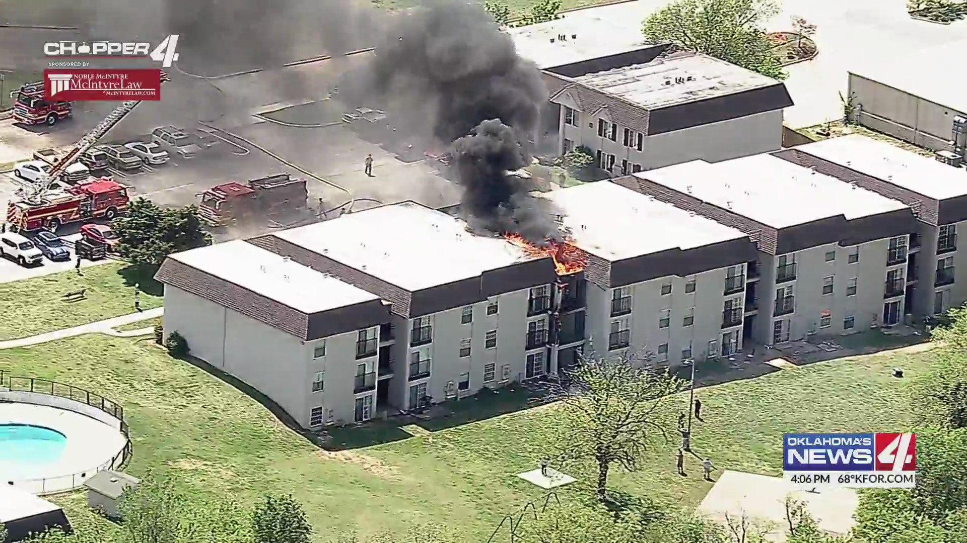 Fire crews respond to apartment fire in Norman – KFOR.com Oklahoma City