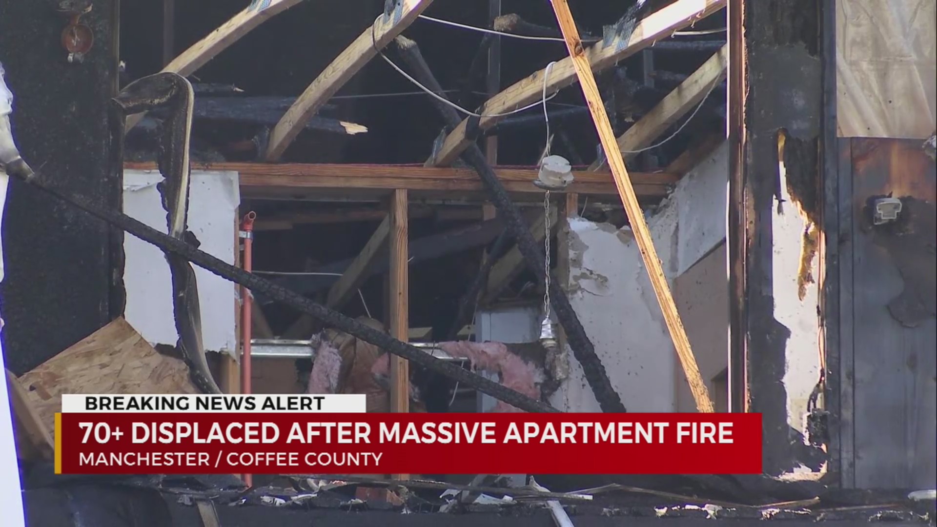 70+ displaced after massive apartment fire in Manchester – WKRN News 2