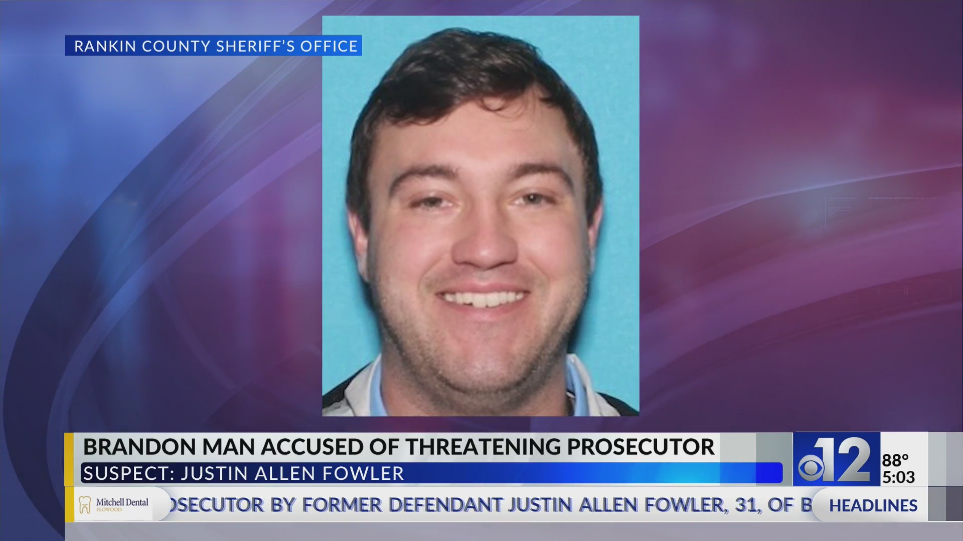 Brandon man accused of threatening prosecutor – WJTV