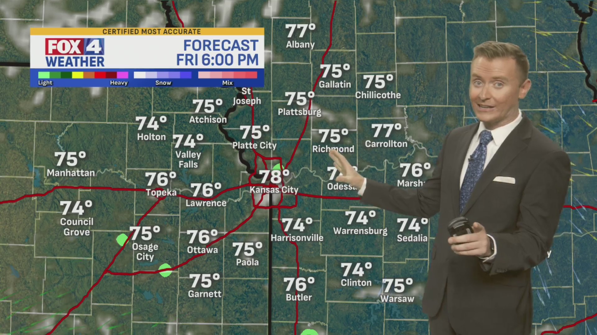 Thursday afternoon forecast – FOX 4 Kansas City WDAF-TV | News, Weather ...