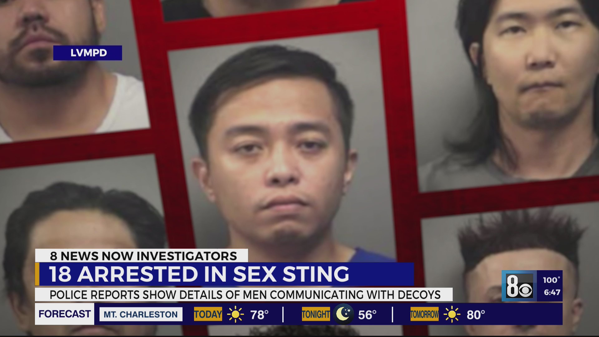 Police arrest 18 men in online child luring sting operation – KLAS