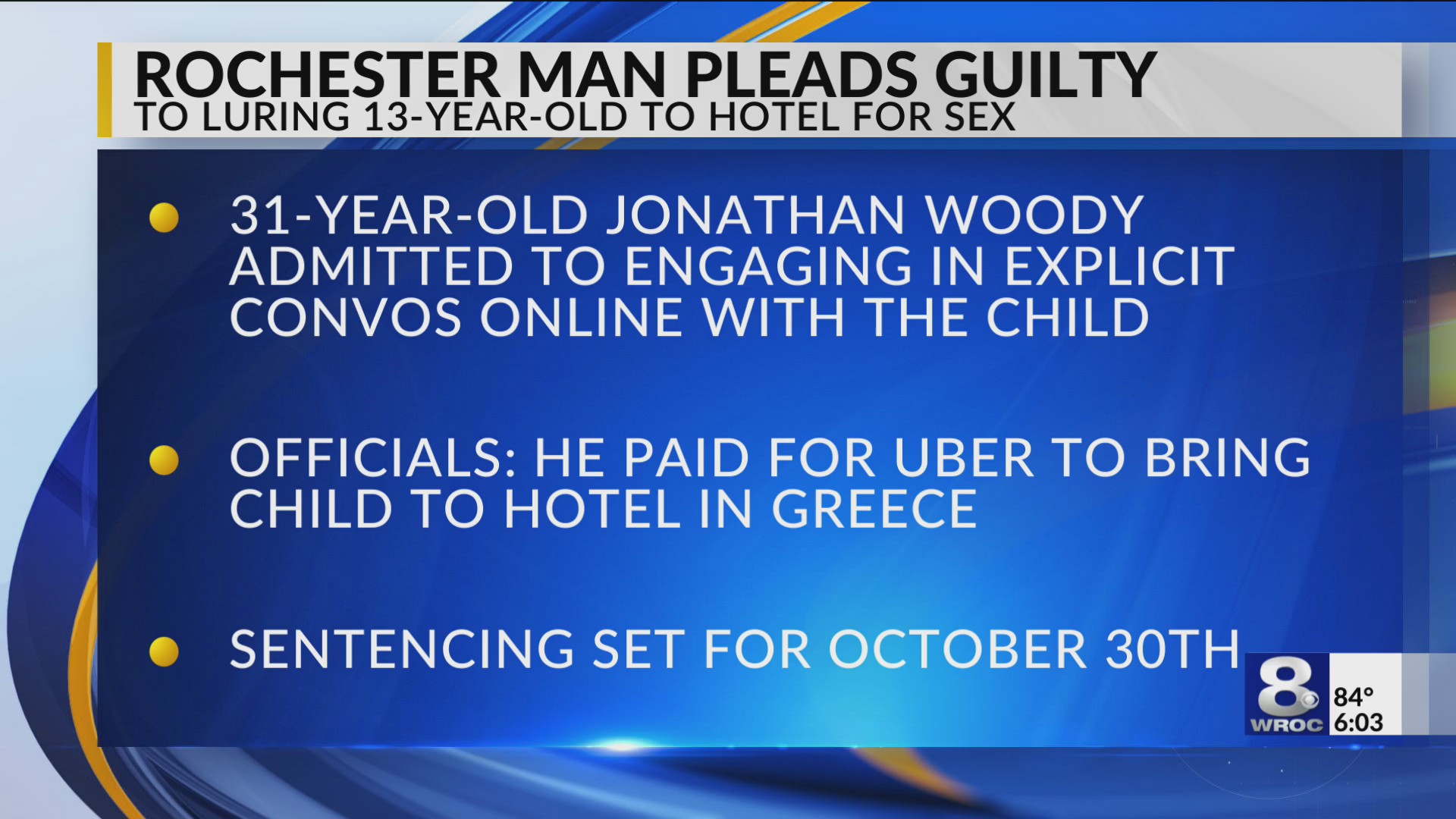 Rochester man pleads guilty to 2024 charges after luring minor to hotel ...