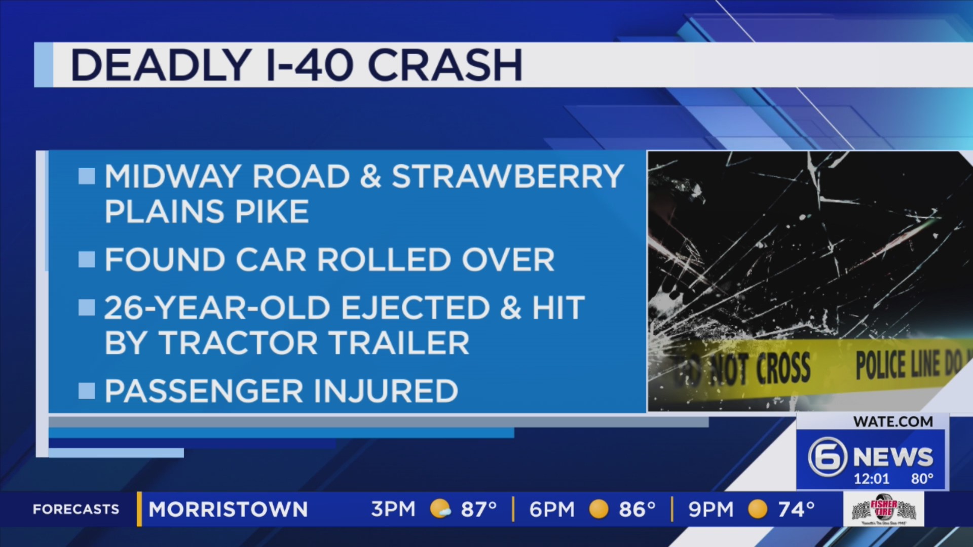 Deadly I-40 crash – WATE 6 On Your Side
