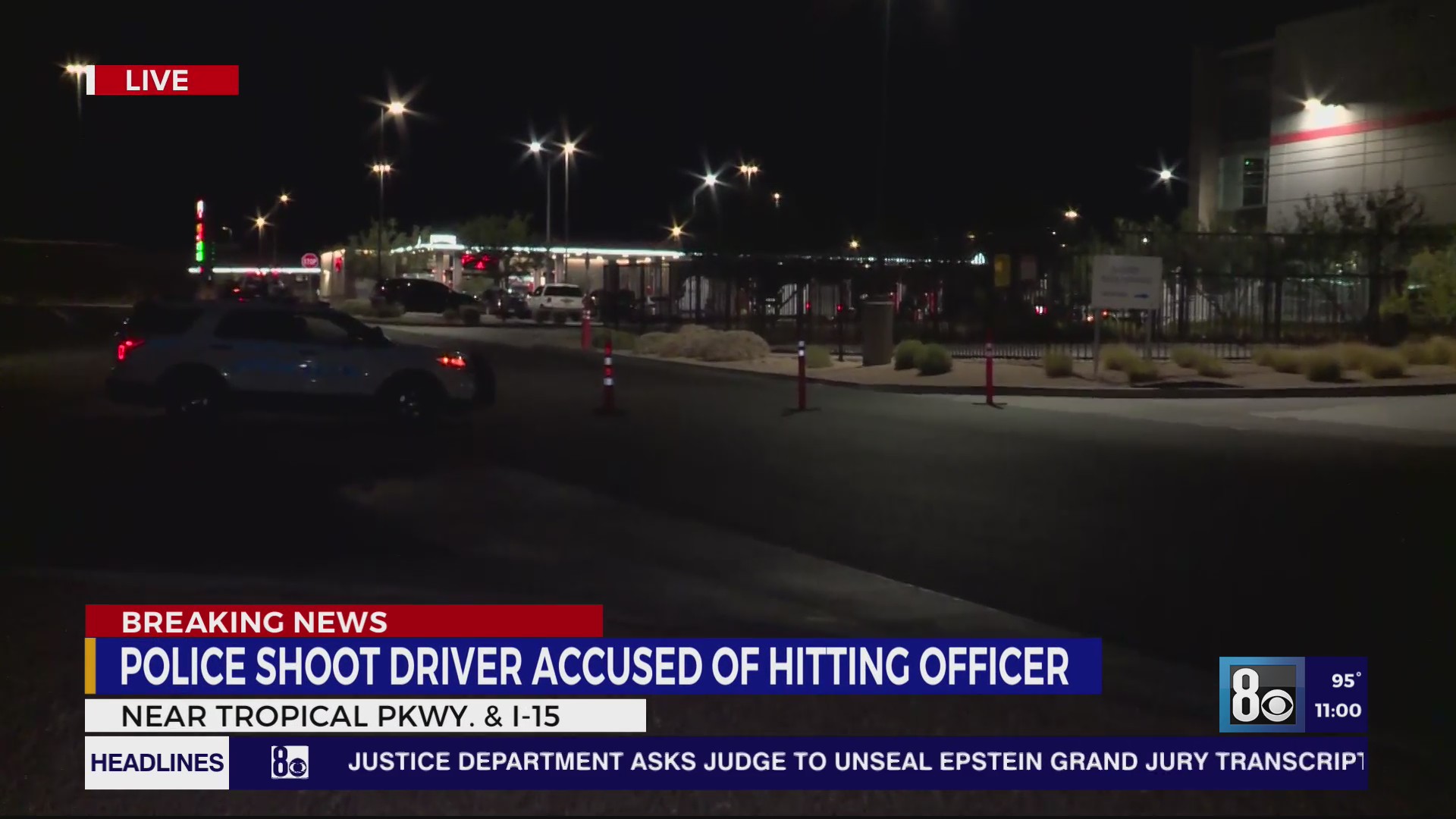 North Las Vegas police shoot man accused of hitting officer in parking ...