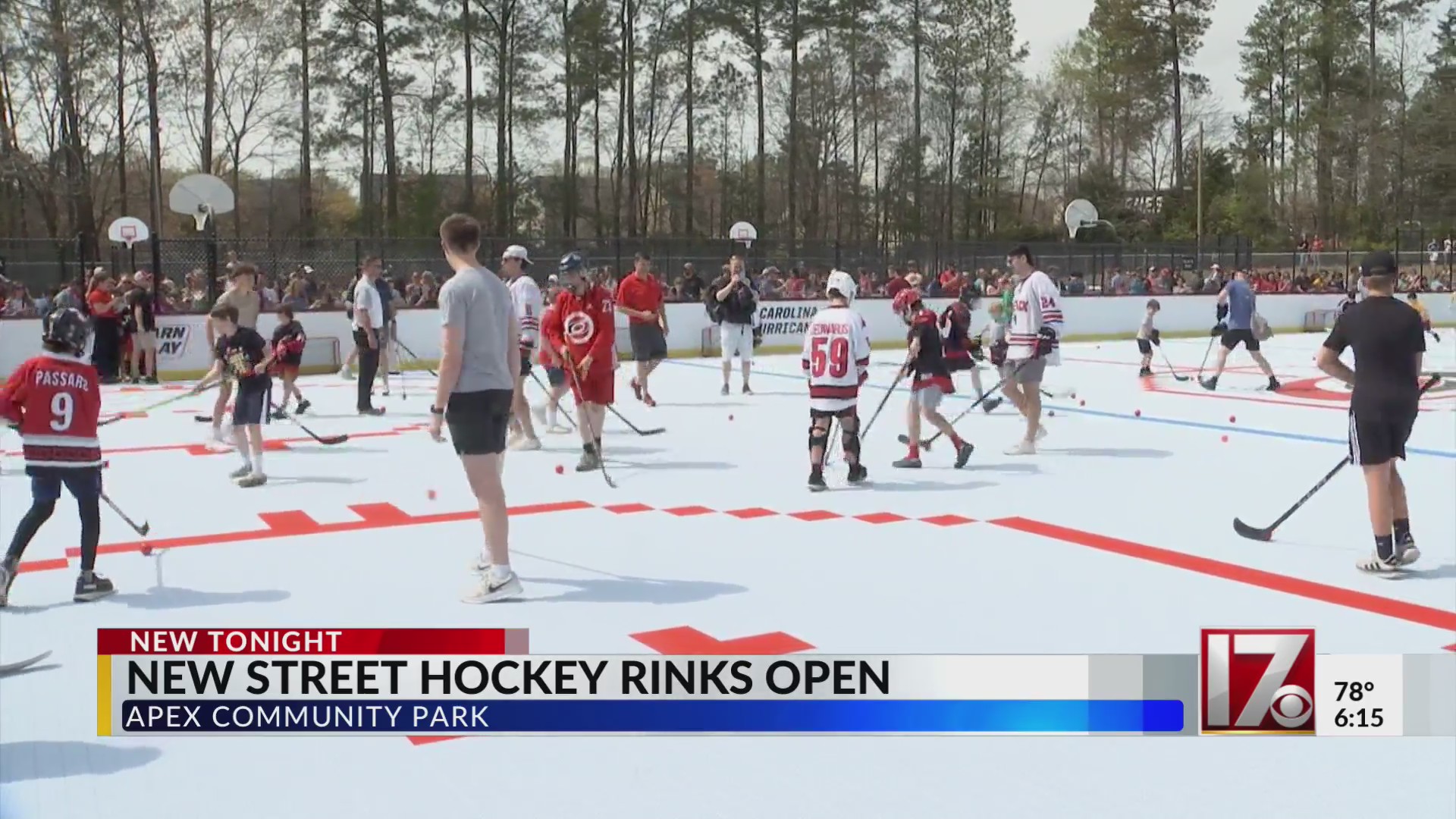 New Apex street hockey rinks open – CBS17.com