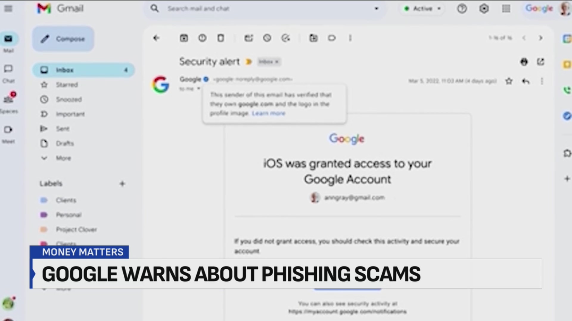 Money Matters: Google warns of Gmail phishing surge – Fox 59