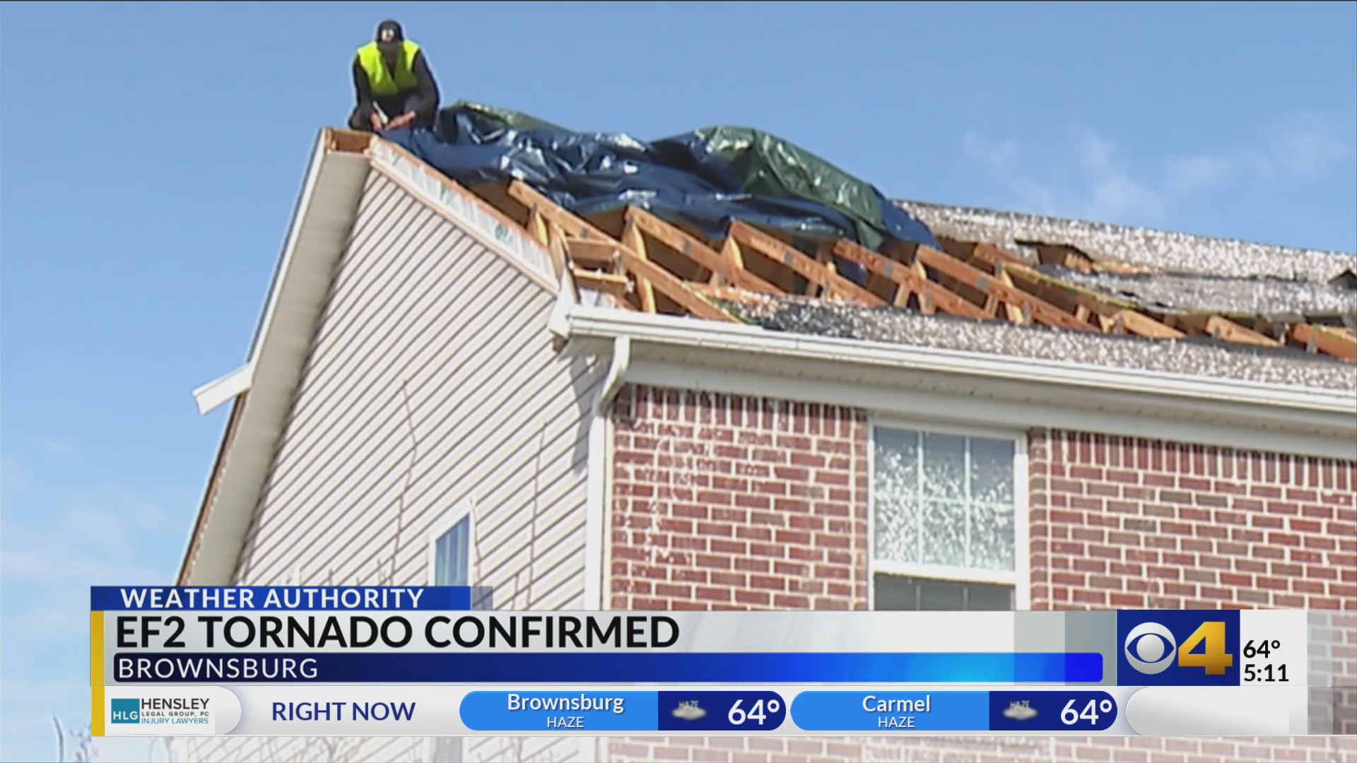 EF2 tornado confirmed in Brownsburg – Fox 59