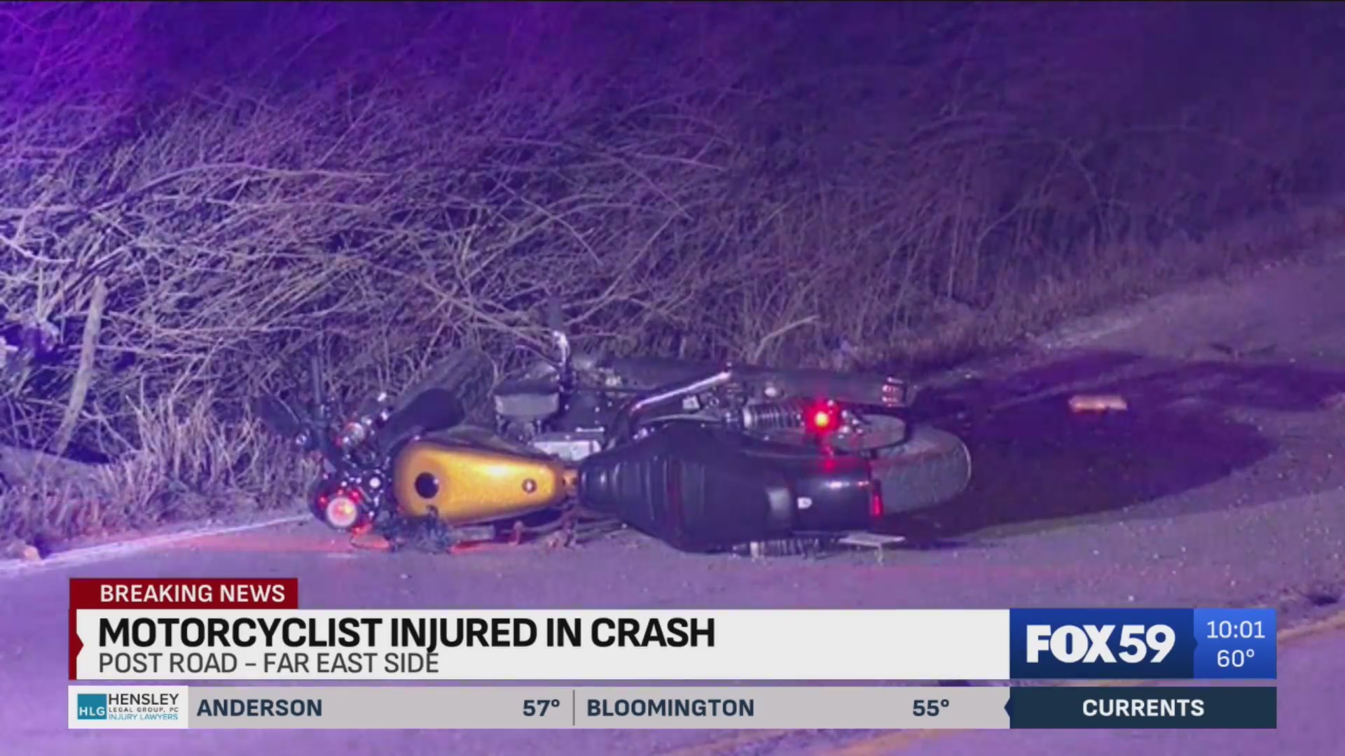 Motorcyclist ‘very’ critical after crash on east side – Fox 59