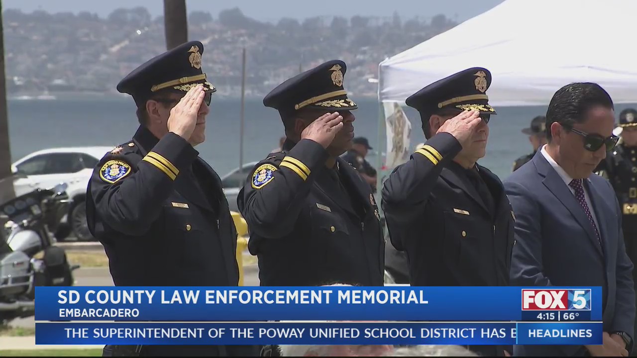 Memorial held in honor of fallen law enforcement officers – FOX 5 San ...