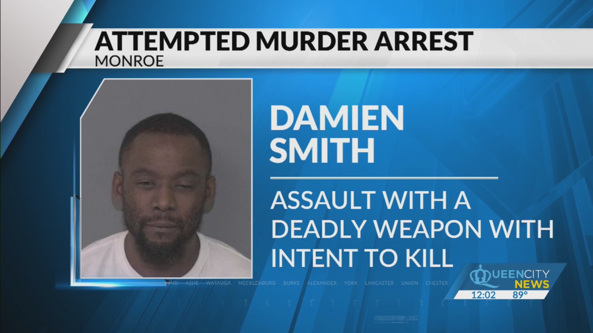 Attempted murder suspect arrested in Monroe: PD – Queen City News