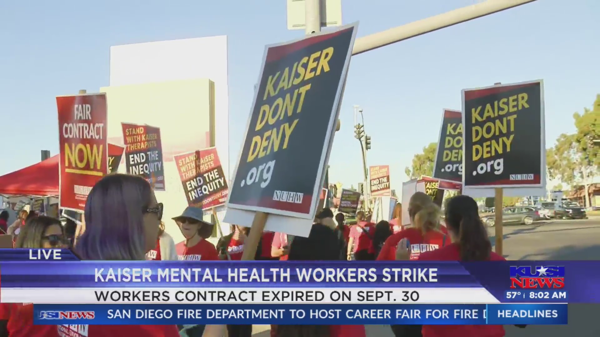 Kaiser Permanente mental health workers go on strike – FOX 5 San Diego ...
