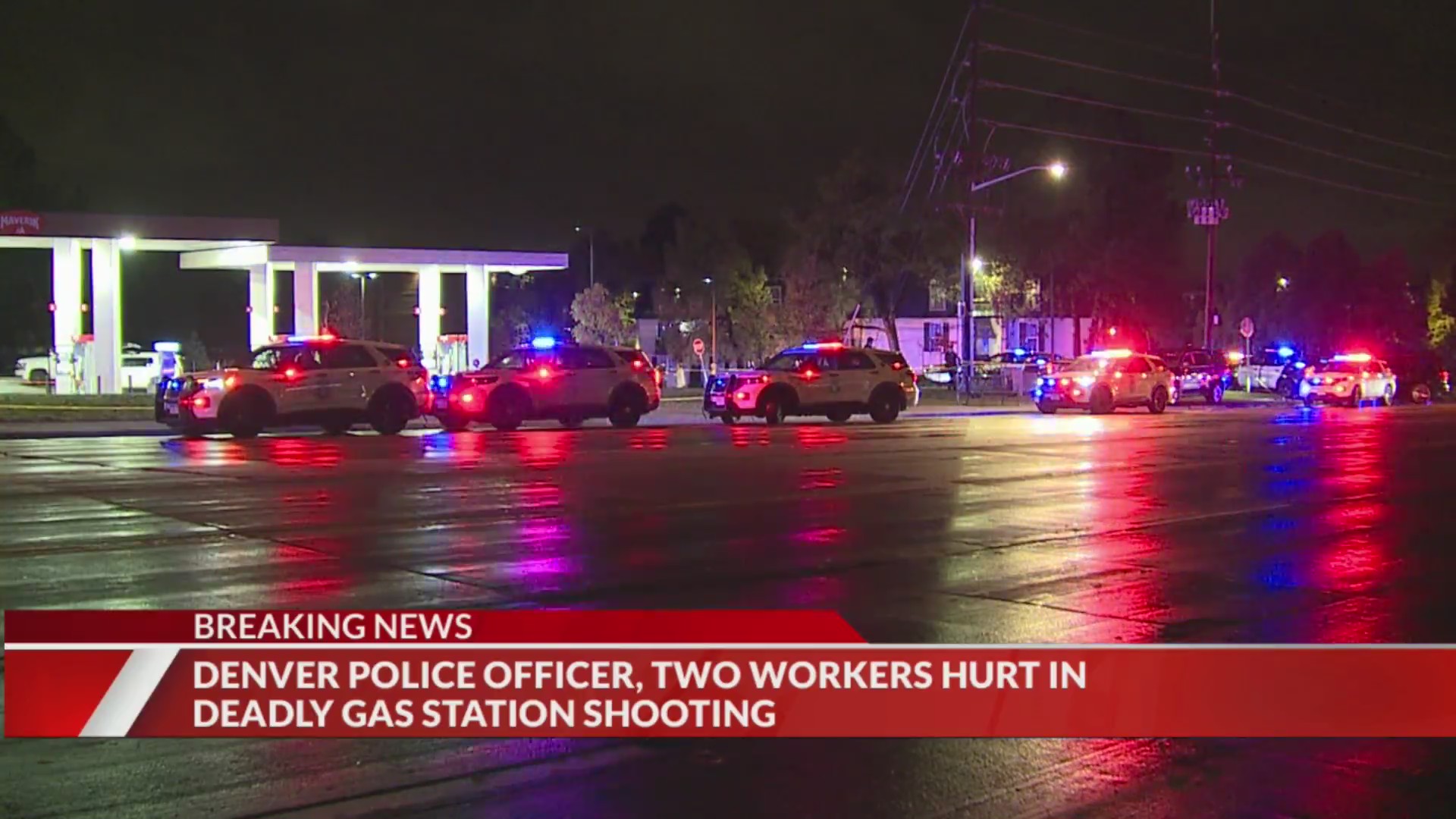 Denver officer, 2 gas station employees shot after reported armed ...