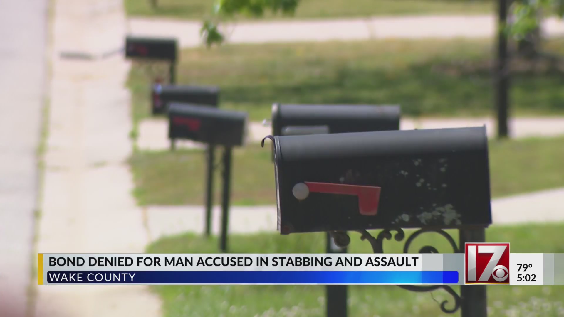 Bond denied for man accused in Wake County stabbing and assault – CBS17.com