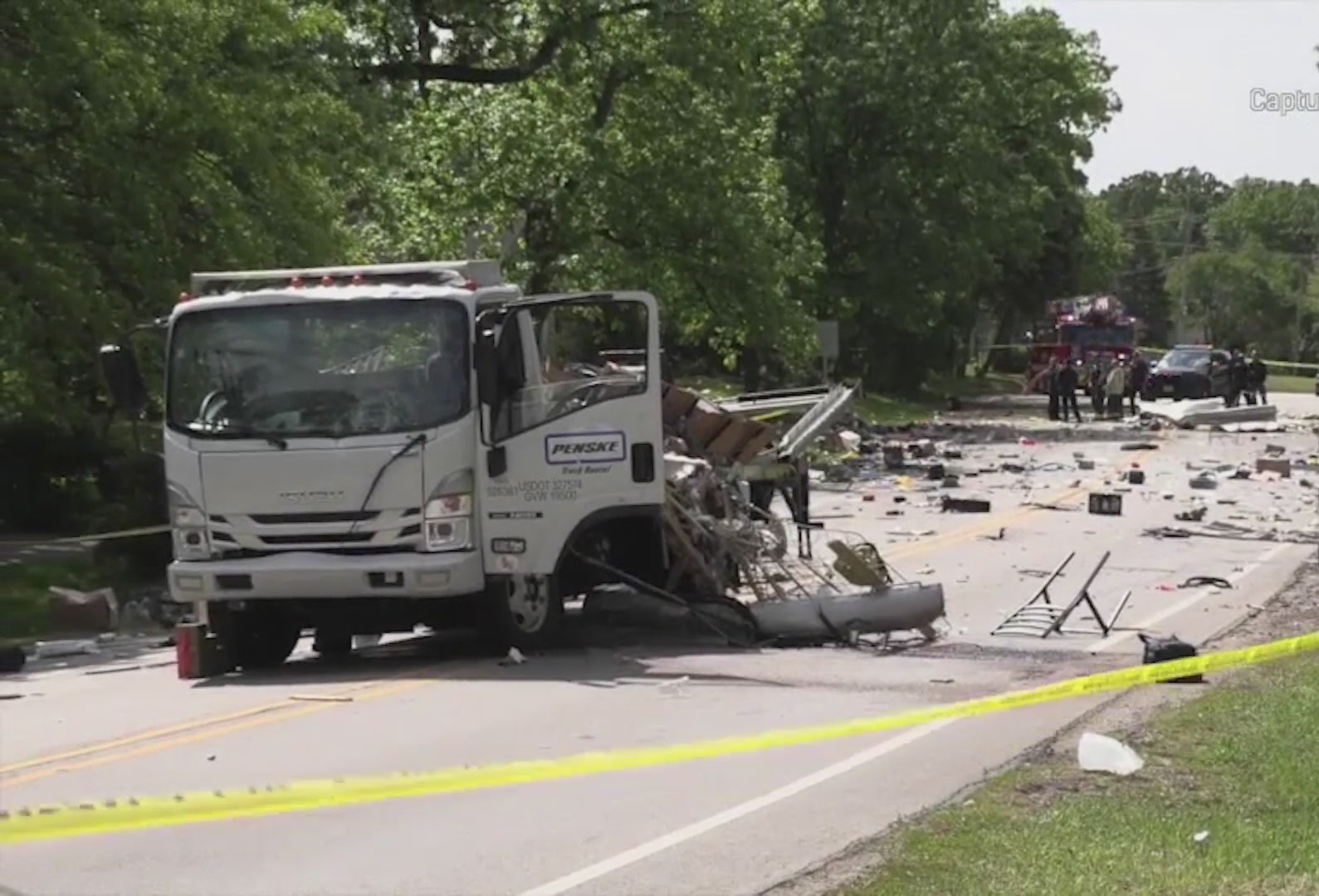 Explosion involving box truck in Addison leads to road closure – WGN-TV