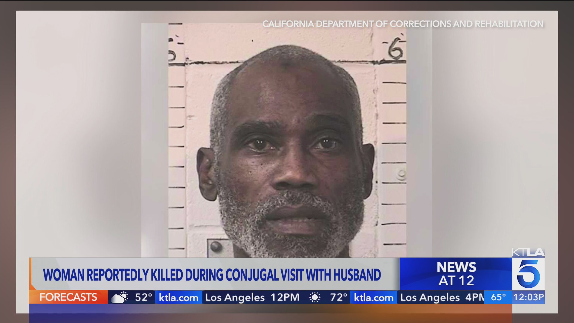 Convicted murderer accused of killing wife during prison visit – KTLA