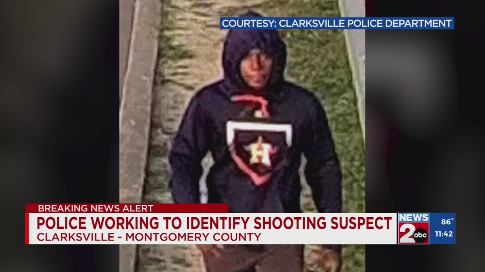 Clarksville police working to identify shooting suspect – WKRN News 2