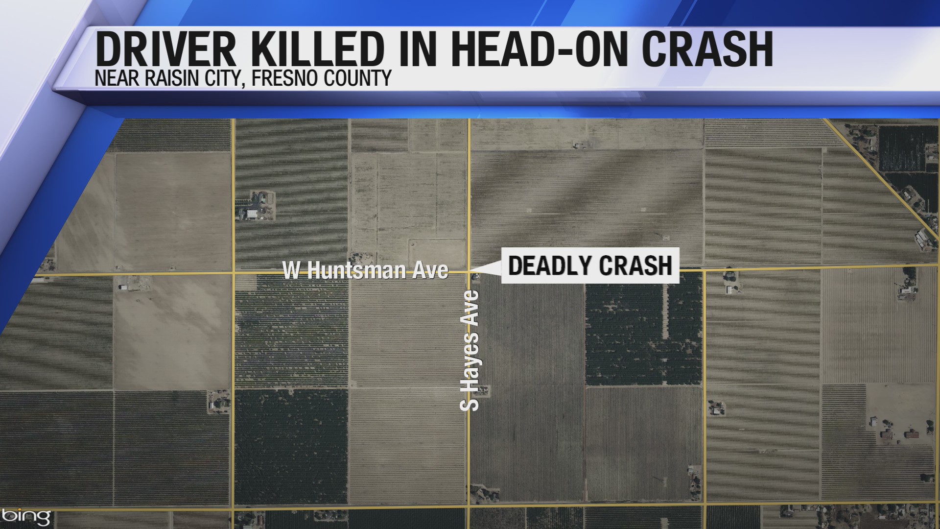 20-year-old driver killed in Fresno County head-on crash – CBS47 and ...