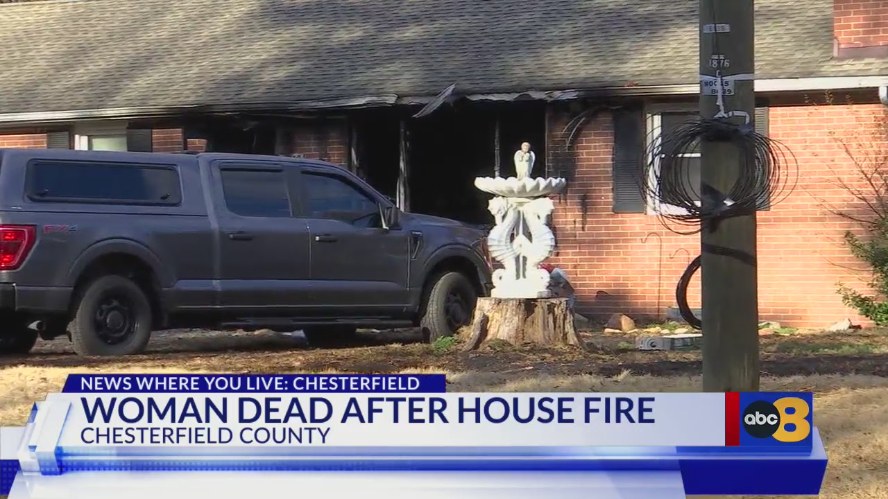 Woman dead after Chesterfield house fire, police investigating cause ...