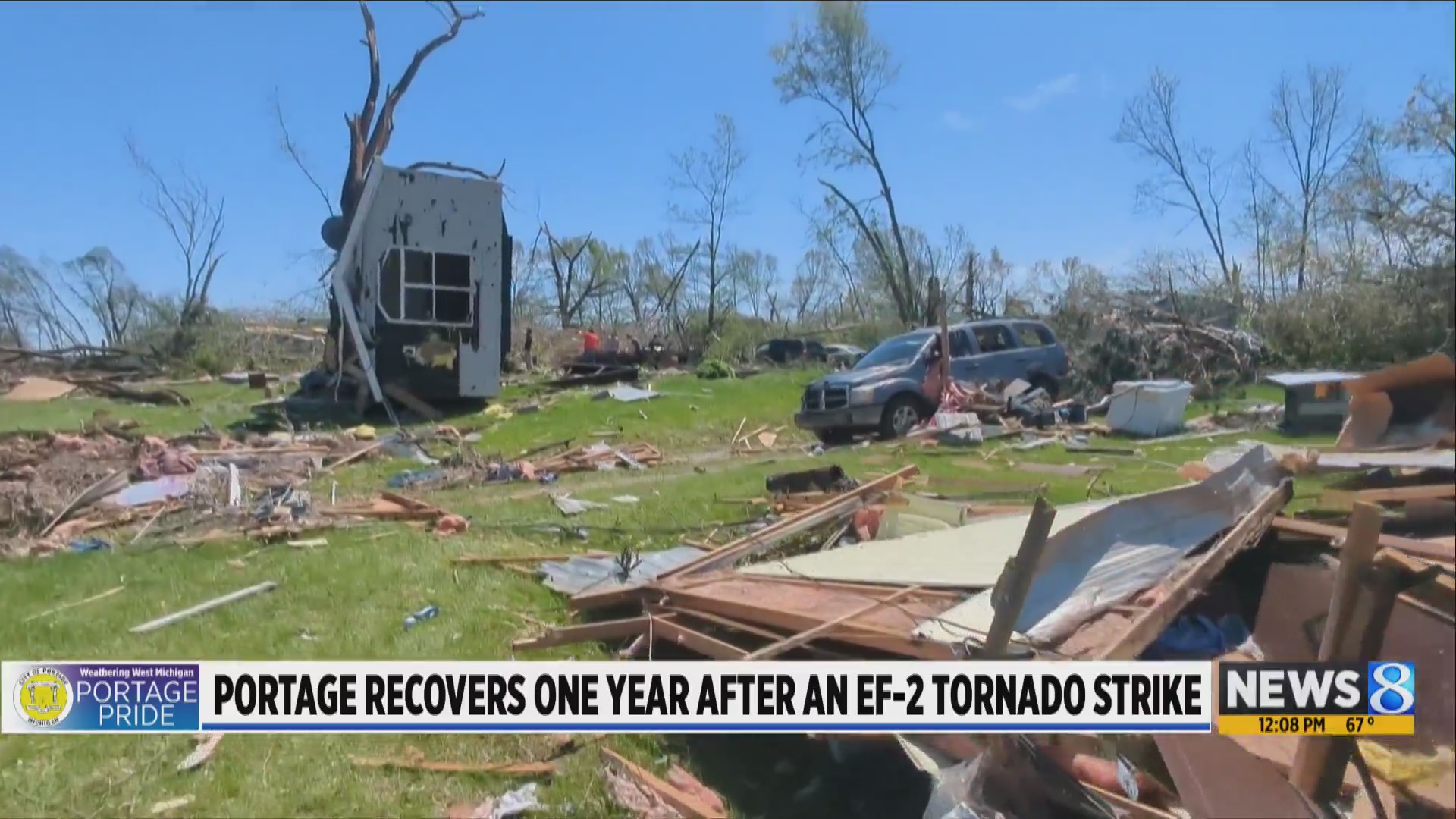 Portage to mark 1 year since tornado with ceremony, focus on recovery ...