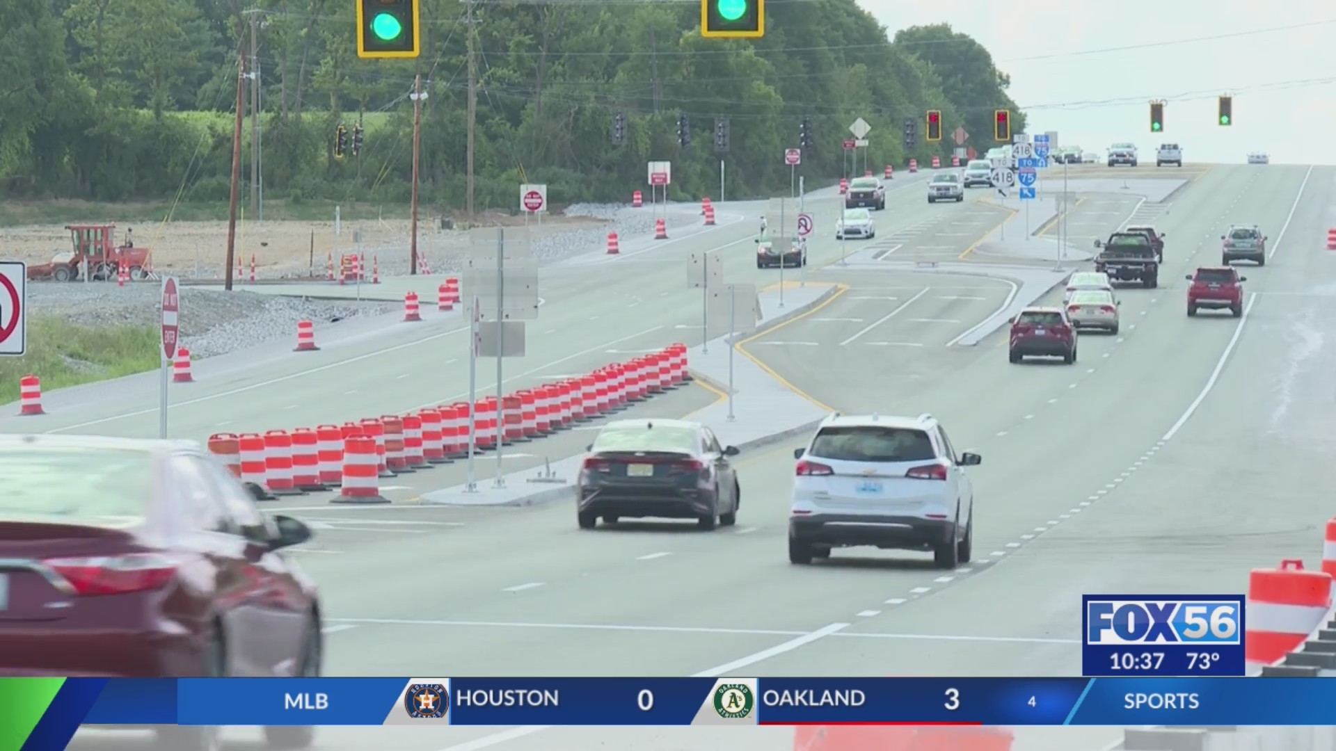 New intersection installed at key Lexington entryway – FOX 56 News