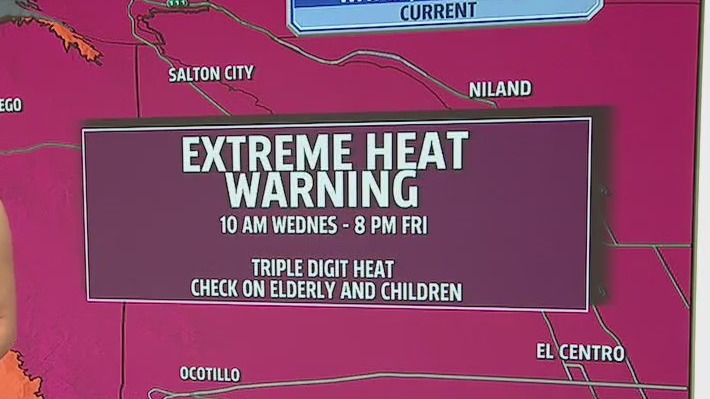 Extreme heat warning in effect for parts San Diego County – FOX 5 San ...