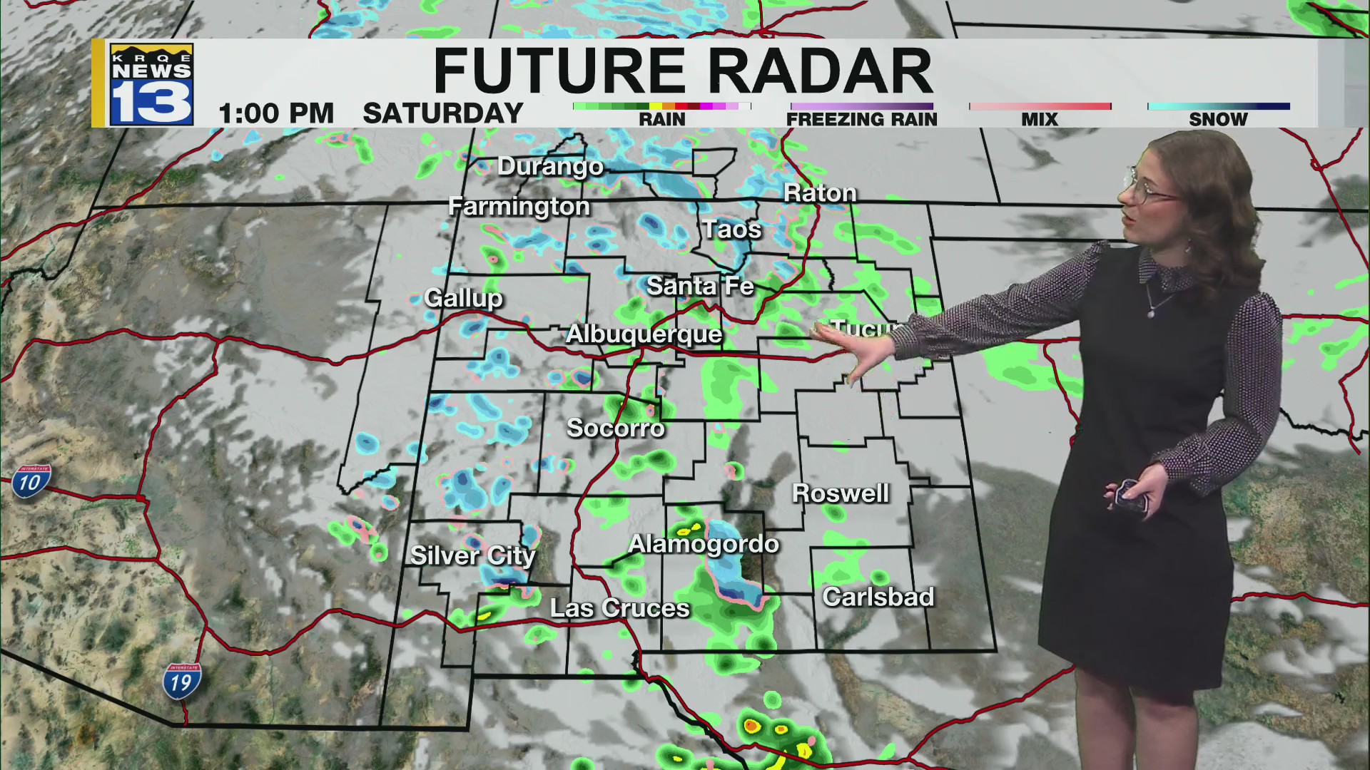 Rain and snow continuing through Saturday – KRQE NEWS 13 – Breaking ...