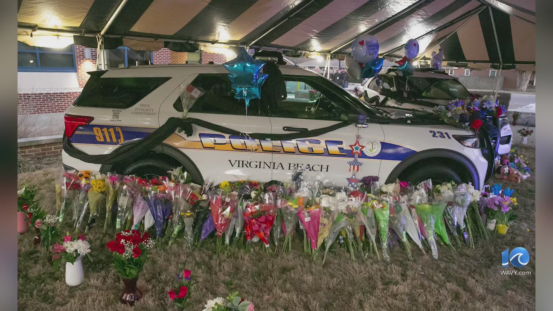 Memorial to fallen VBPD officers moved for weather – WAVY.com
