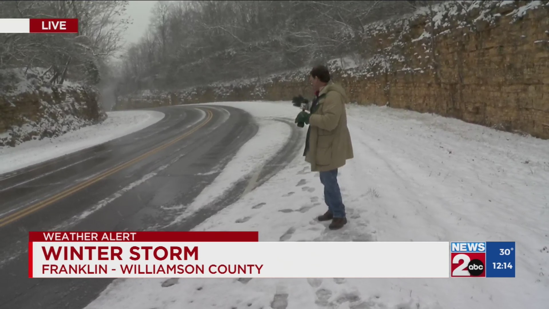 Road conditions in Williamson County, TN amid winter storm – WKRN News 2