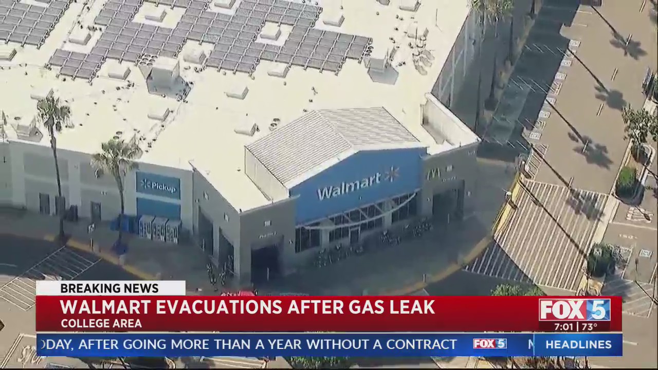 Walmart evacuated due to gas leak – FOX 5 San Diego & KUSI News