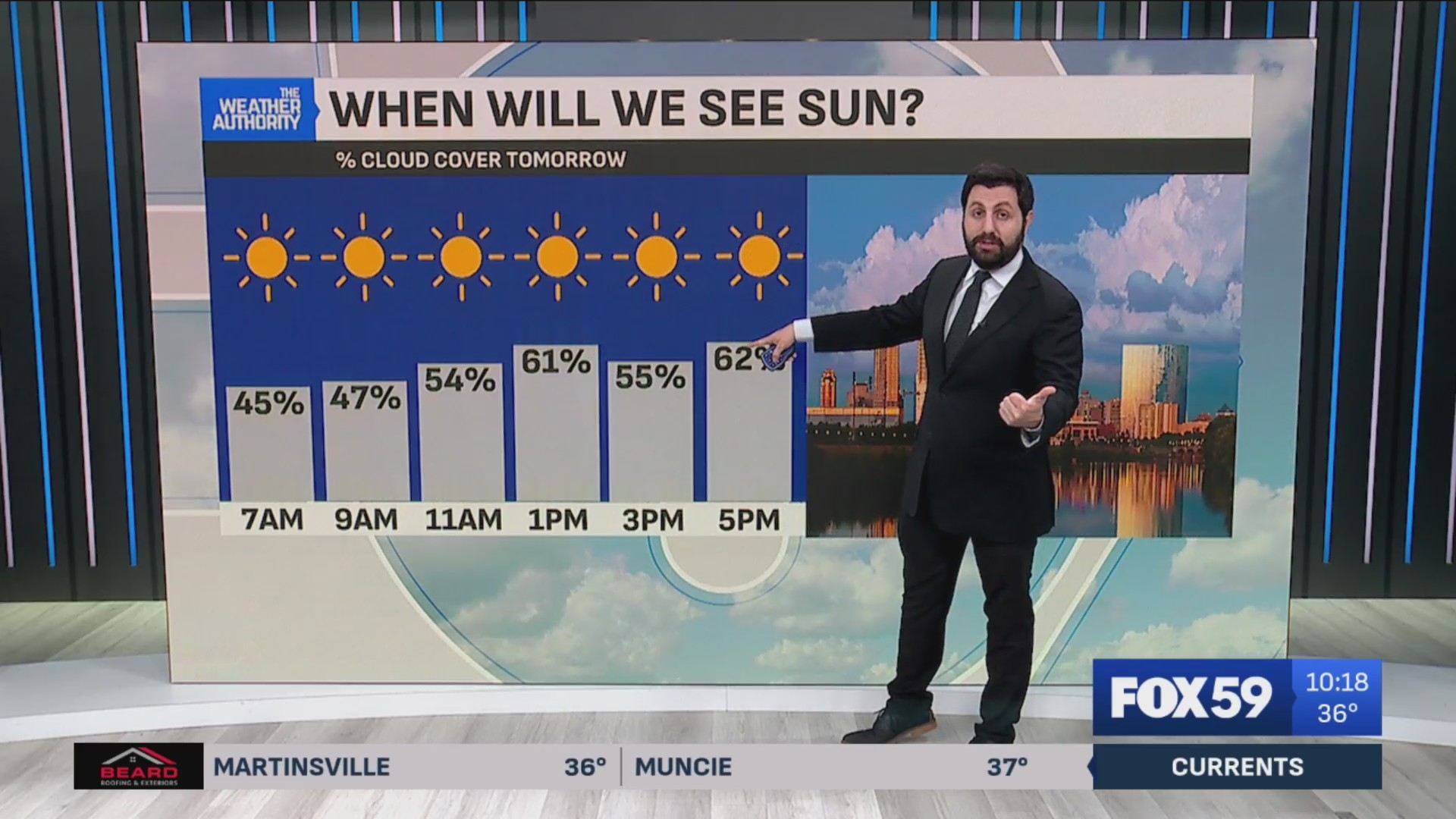 Warming trend underway in central Indiana; More 50°+ to open work week ...