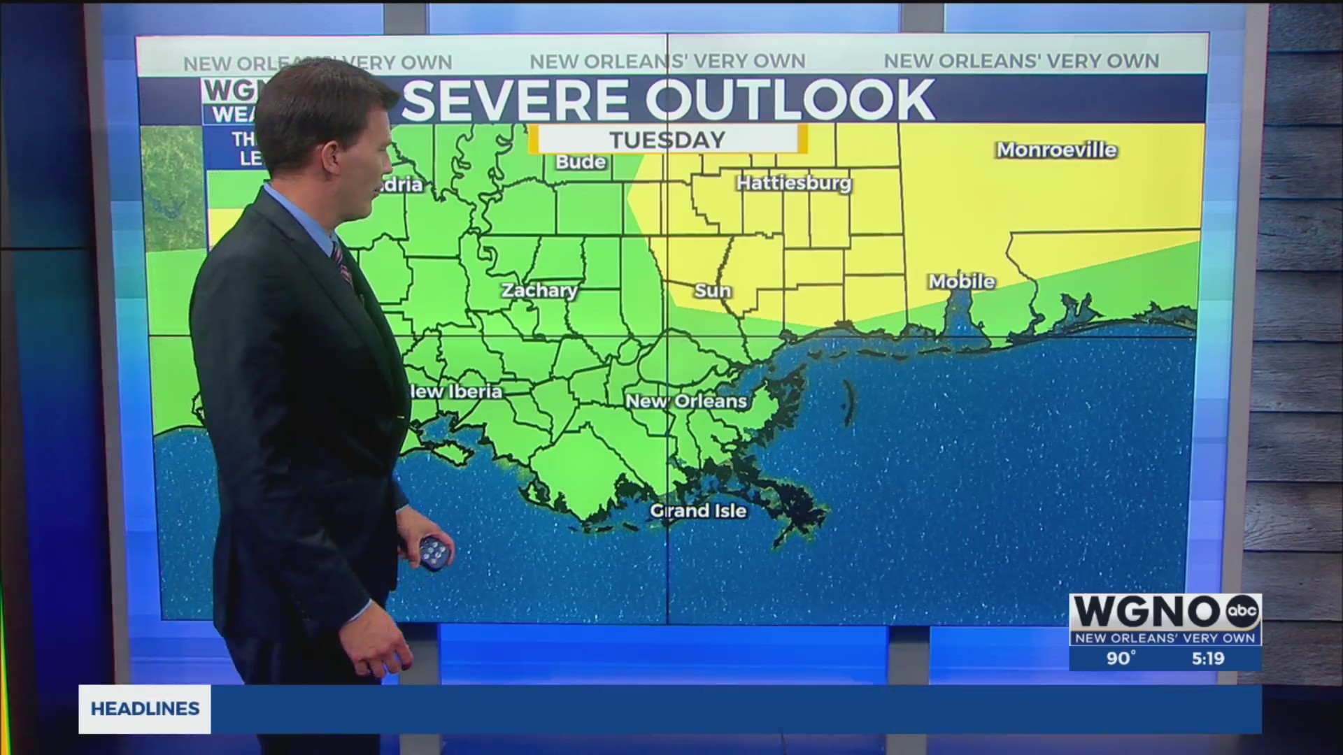Strong storms possible again on Tuesday – WGNO