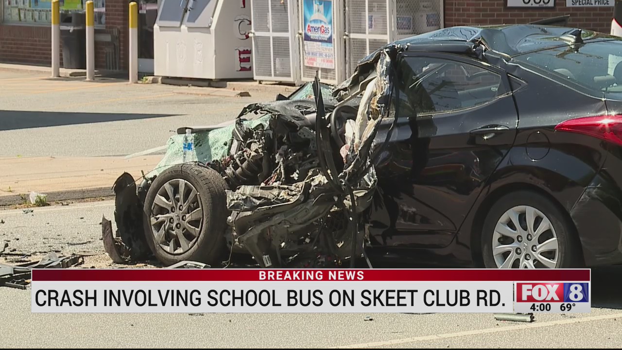 Crash involving school bus reported in High Point – FOX8 WGHP