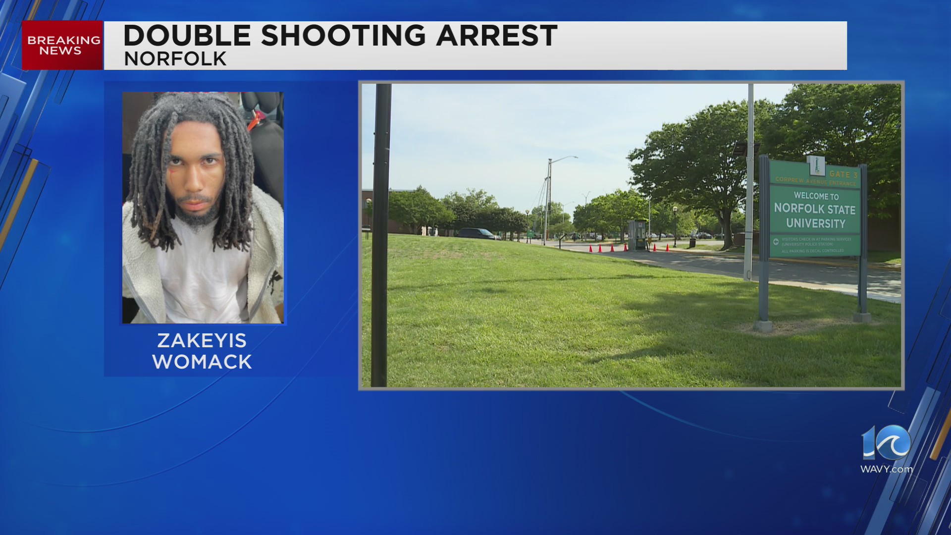 Man arrested in connection with shooting on Norfolk State University ...