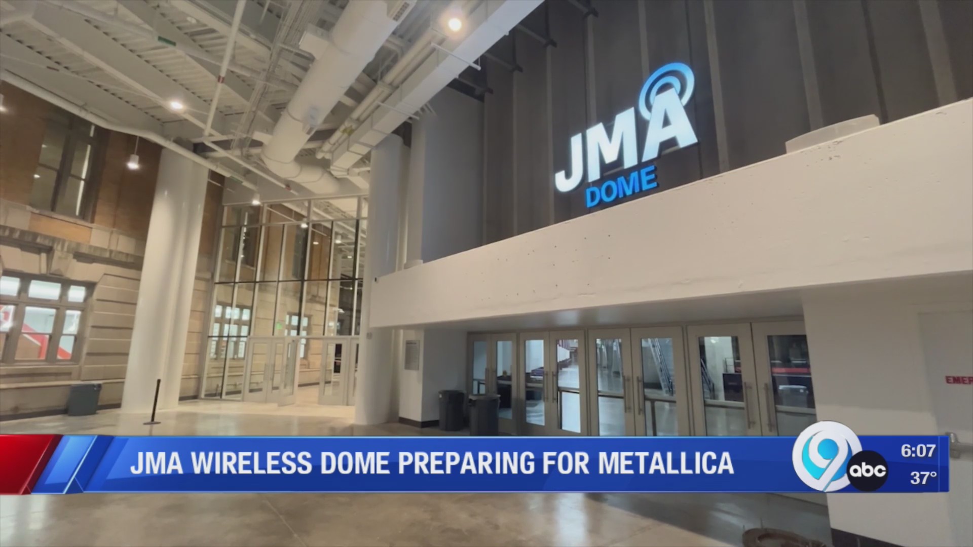 JMA Wireless Dome preparing for Metallica – WSYR