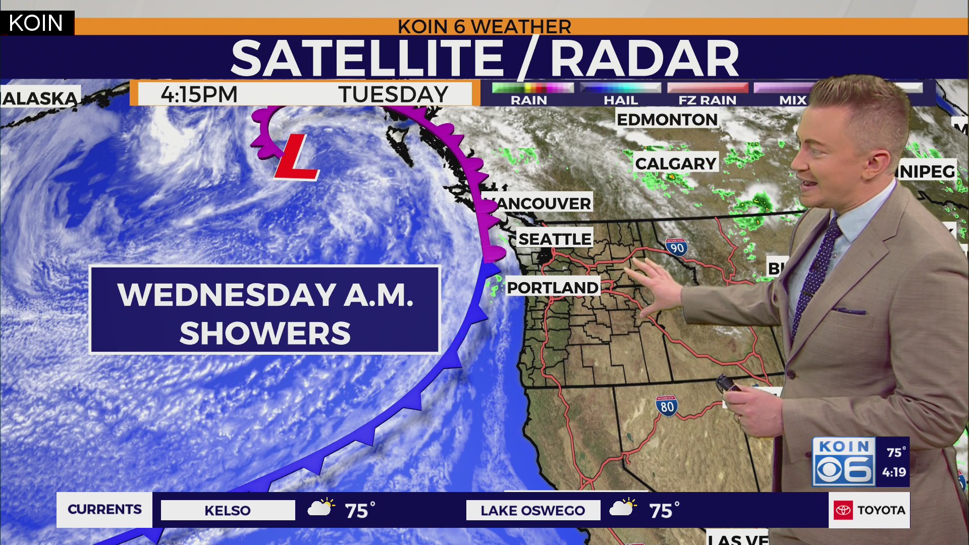 Cooler temps, rainy weather returns to Portland – KOIN.com