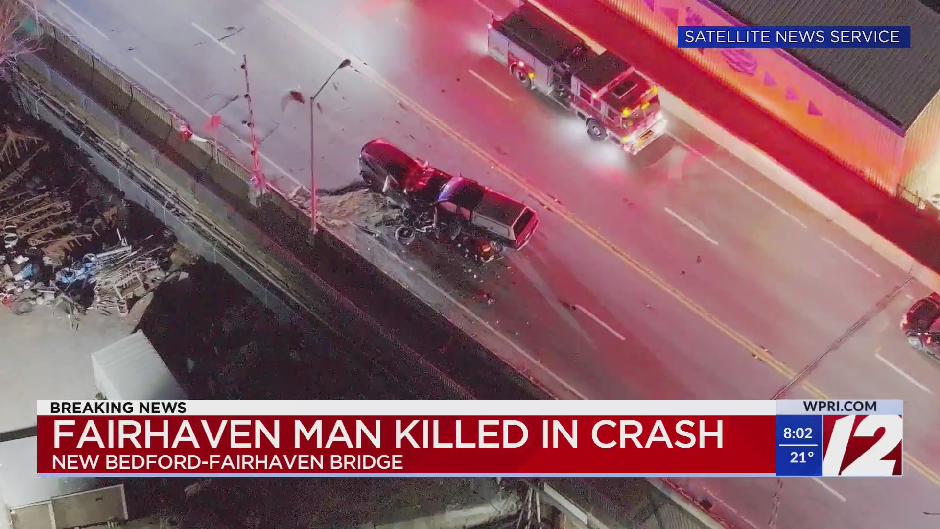 1 killed in head-on crash on New Bedford-Fairhaven Bridge – WPRI.com