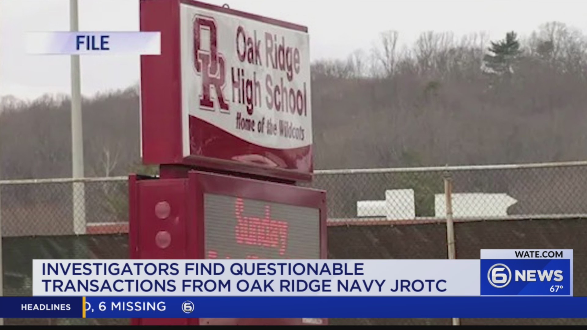 State watchdog investigates Oak Ridge HS Navy JROTC booster club – WATE ...