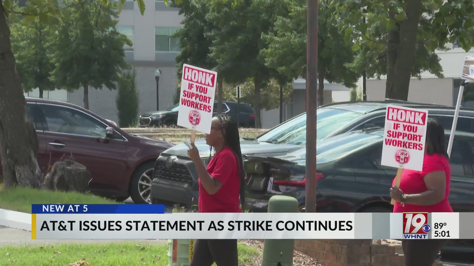 AT&T Issues Statement As Strike Continues | Sept. 5, 2024 | News 19 at ...