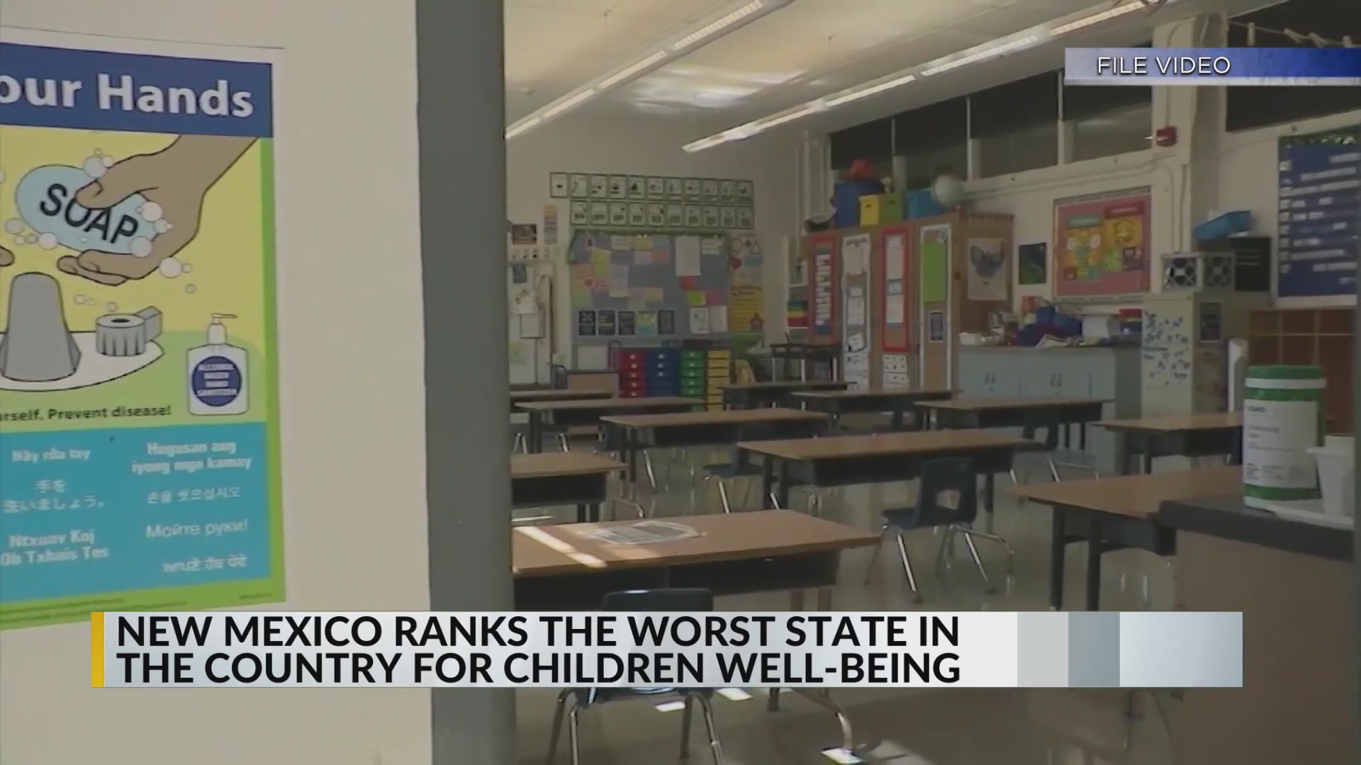 Study ranks New Mexico as worst state for child well-being – KRQE NEWS ...