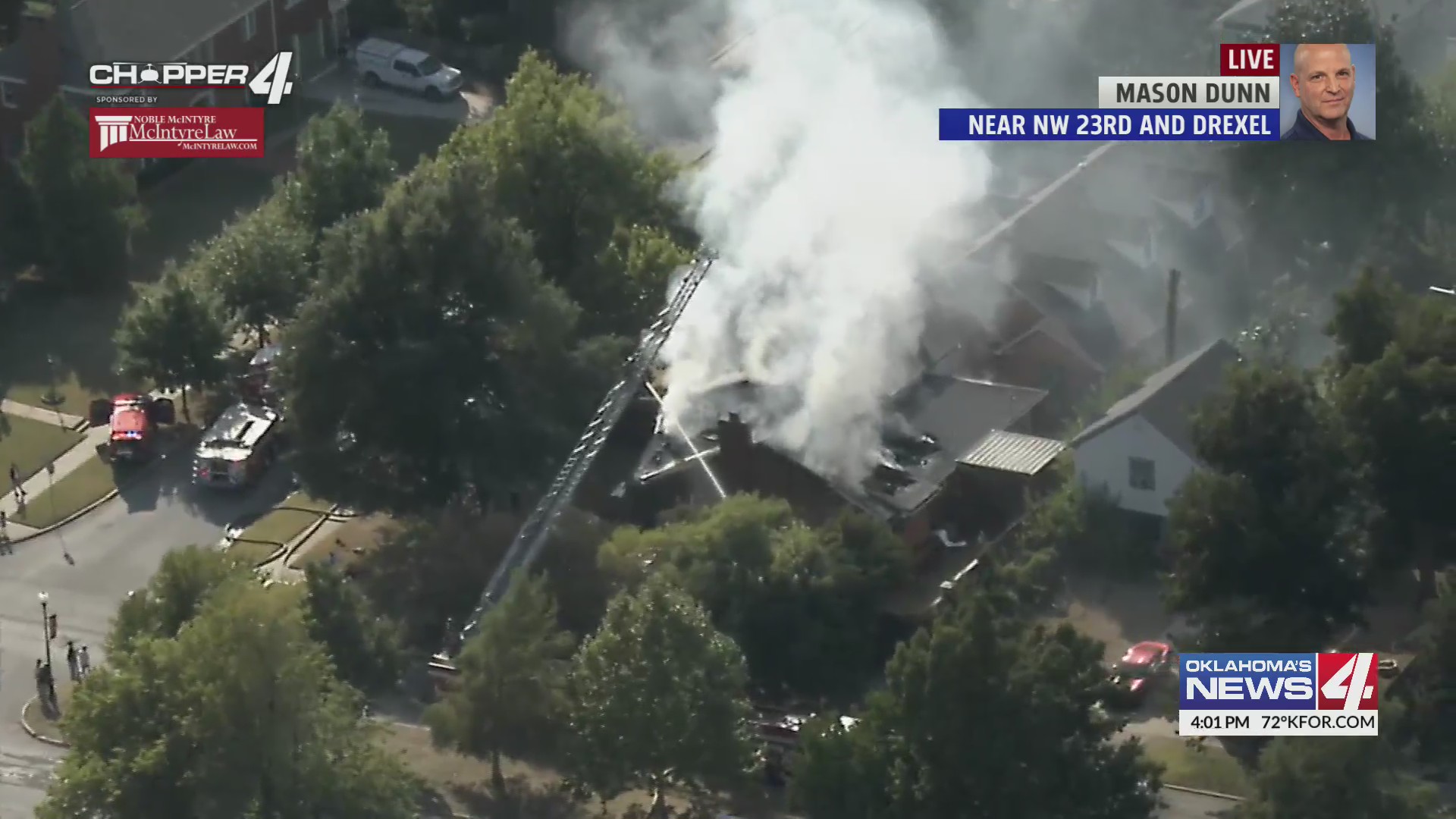 Fire crews battle big house fire in NW OKC – KFOR.com Oklahoma City