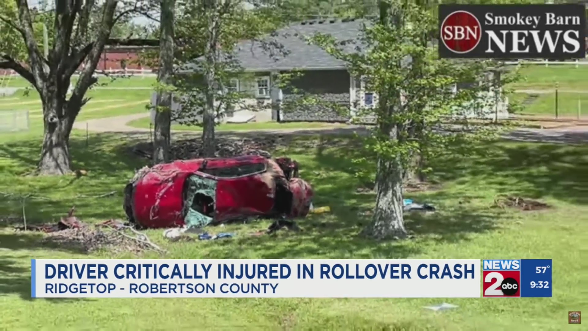 Driver critically injured after rollover crash in Robertson County ...