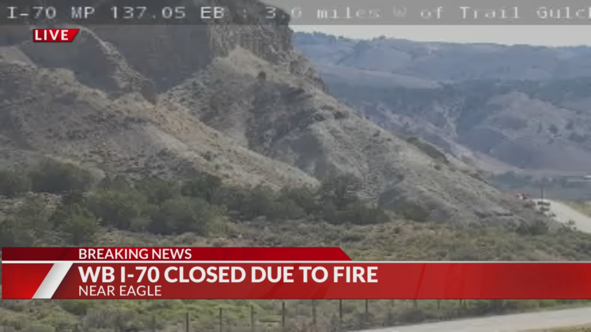 Westbound I-70 near Gypsum closed for fire activity – FOX31 Denver