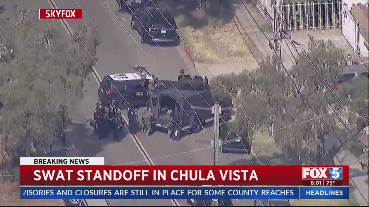 SWAT standoff in Chula Vista prompts calls to evacuate, shelter in ...