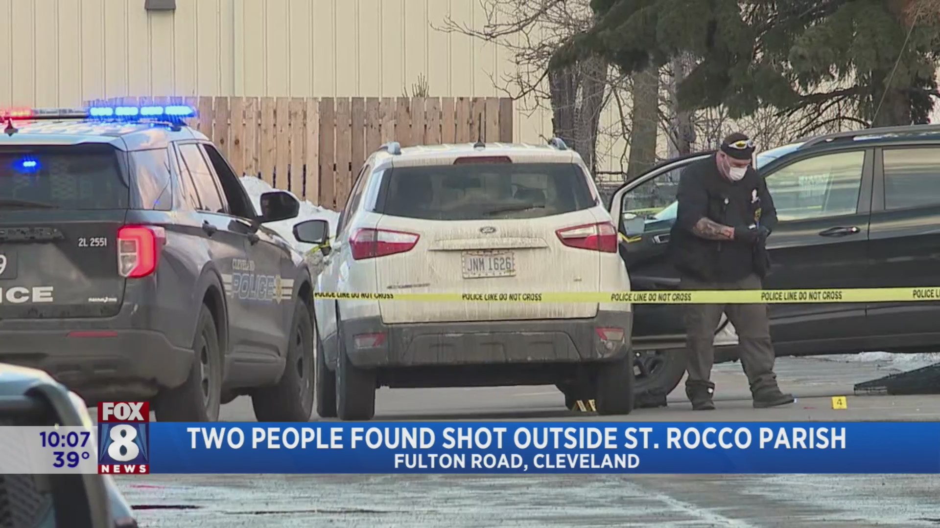 Cleveland police investigating after 2 found shot in parking lot ...