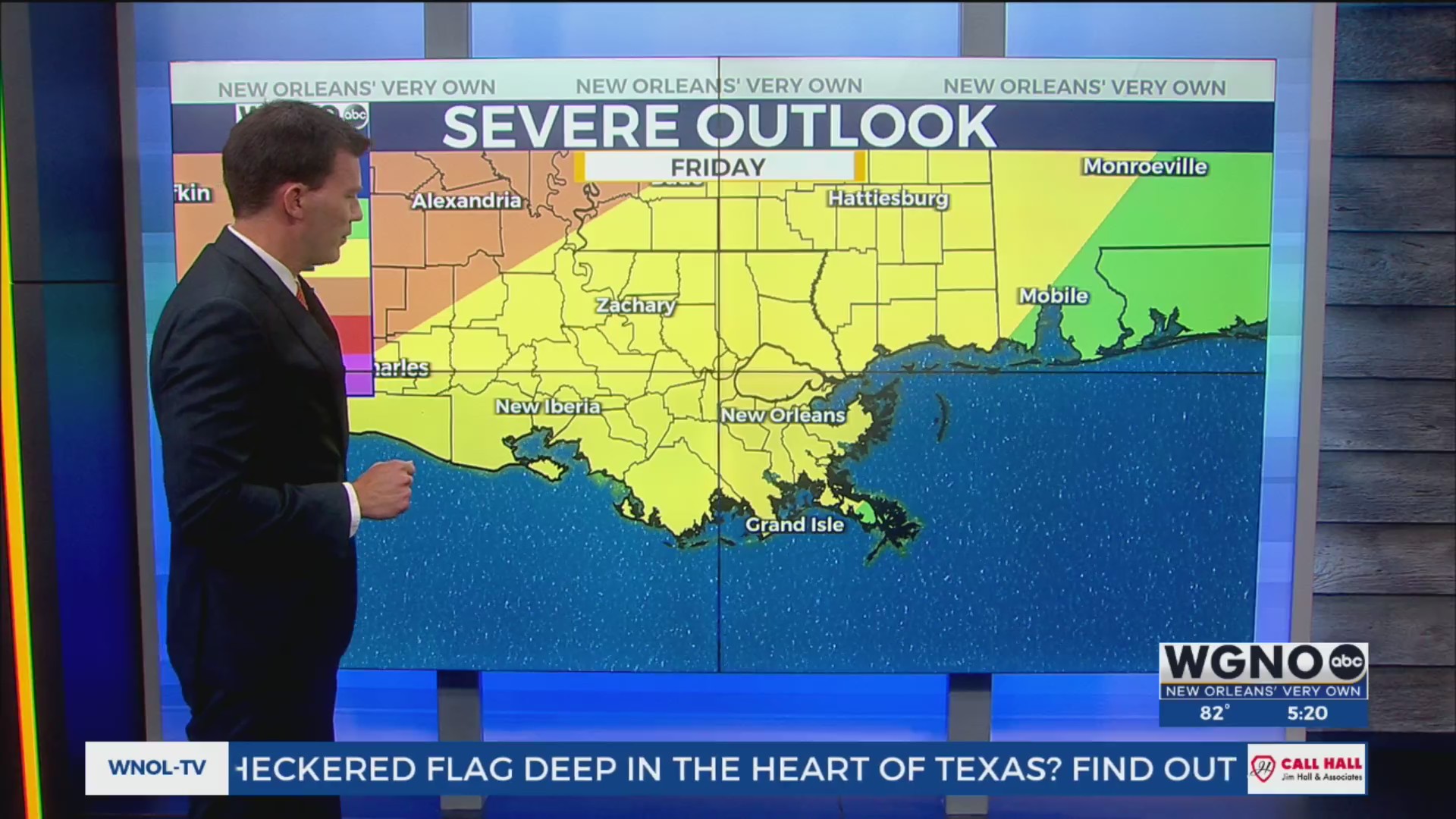 Isolated severe storms possible tonight – WGNO